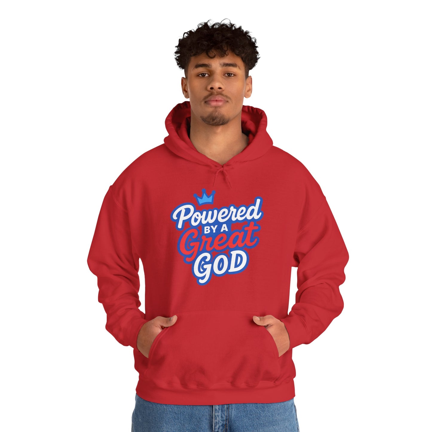 Powered by a Great God - Unisex Hoodie