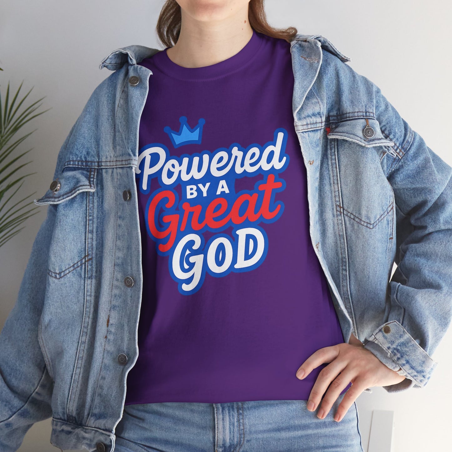Powered by a Great God - Unisex T-Shirt (Gildan)