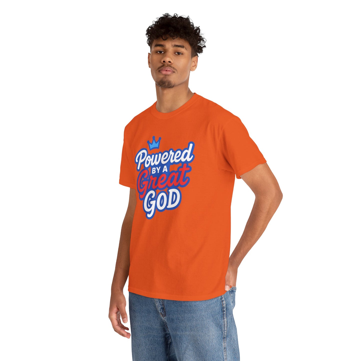 Powered by a Great God - Unisex T-Shirt (Gildan)