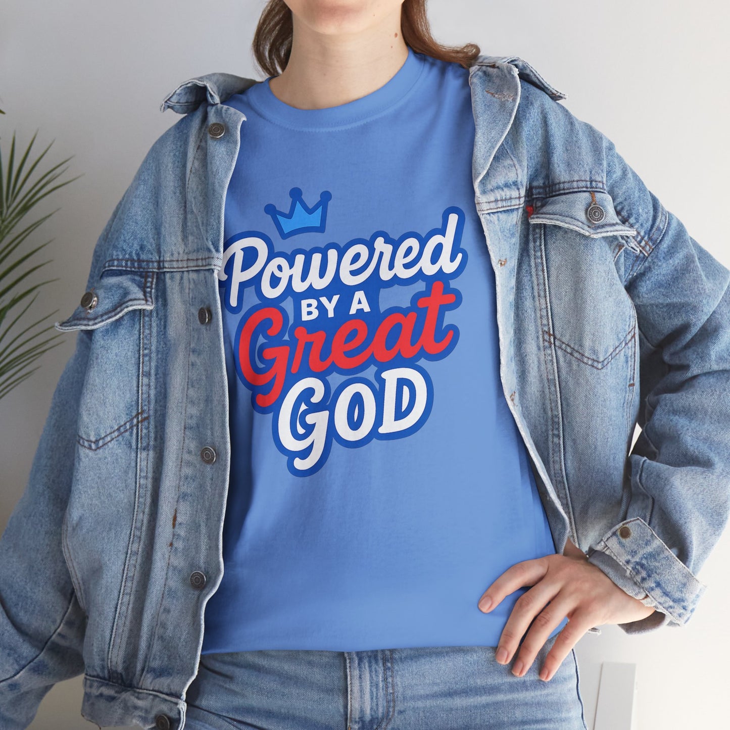 Powered by a Great God - Unisex T-Shirt (Gildan)