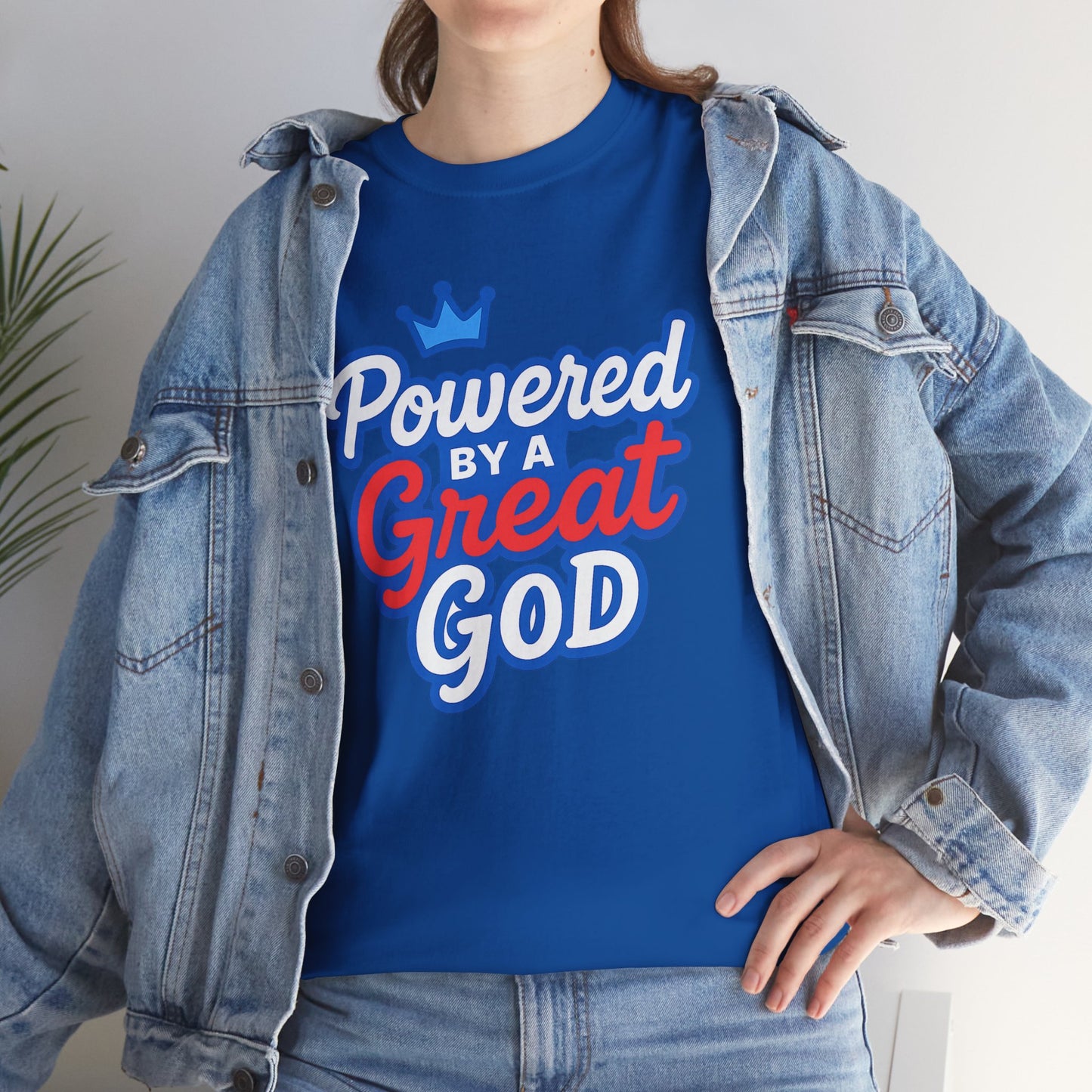 Powered by a Great God - Unisex T-Shirt (Gildan)