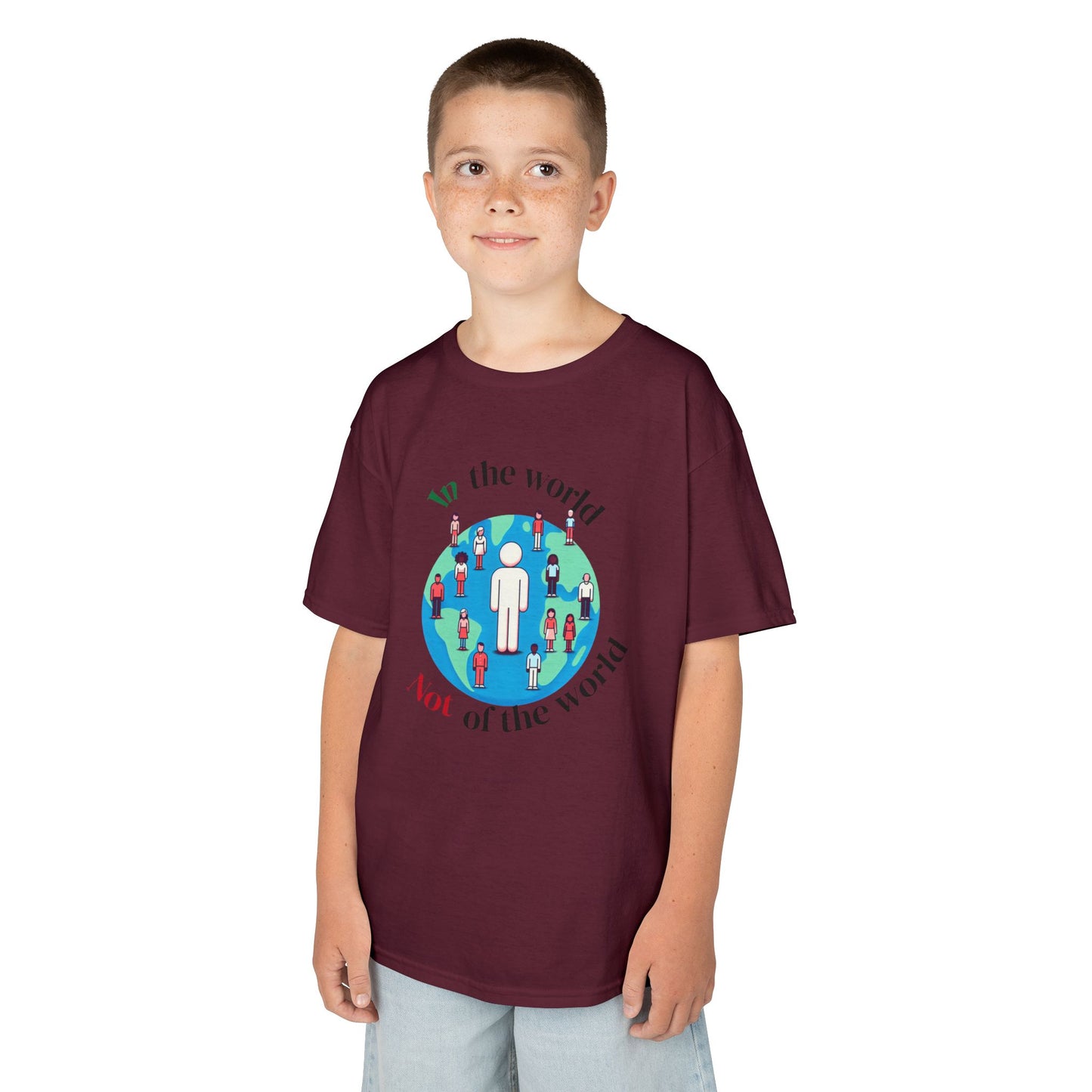 In the world but not of the world-Kids T-Shirt