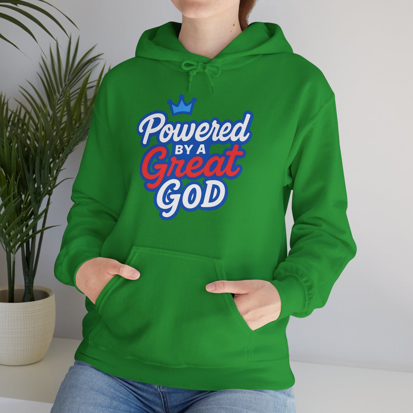 Powered by a Great God - Unisex Hoodie