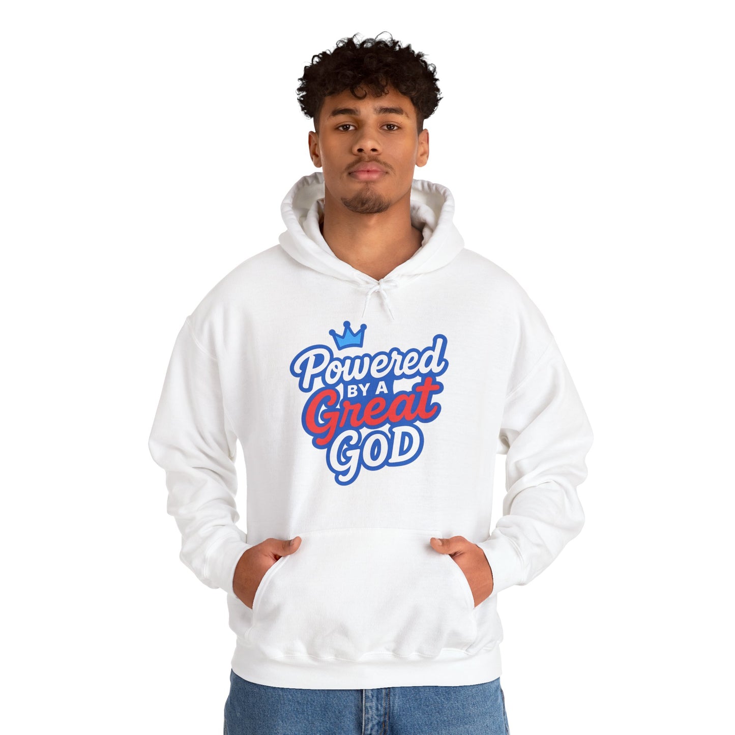 Powered by a Great God - Unisex Hoodie