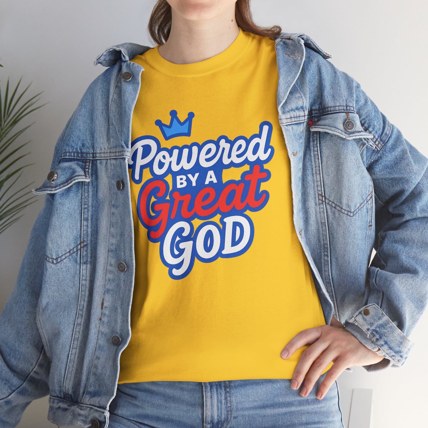 Powered by a Great God - Unisex T-Shirt (Gildan)
