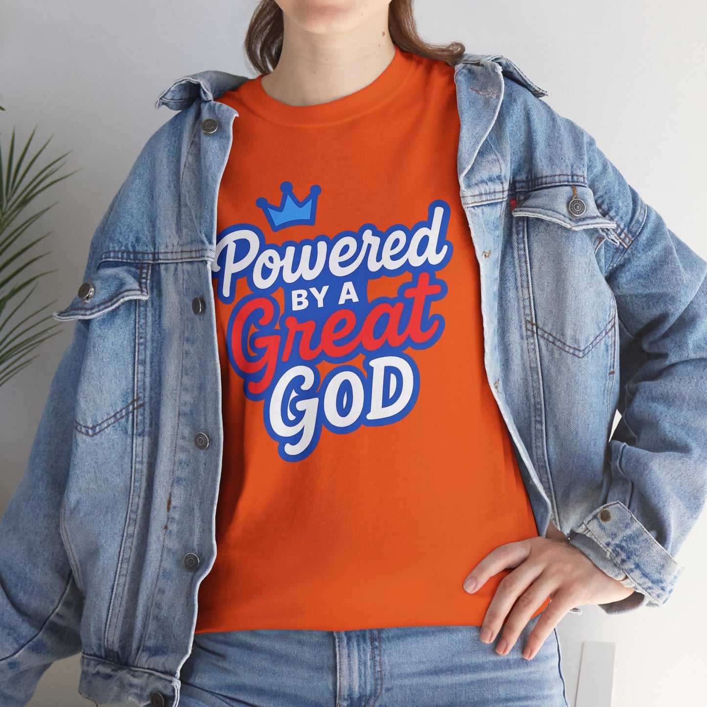 Powered by a Great God - Unisex T-Shirt (Gildan)