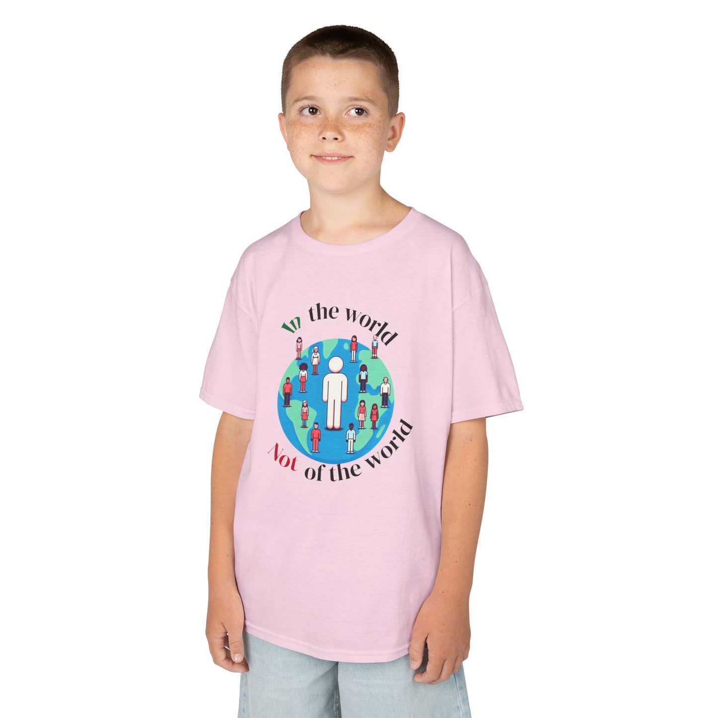 In the world but not of the world-Kids T-Shirt