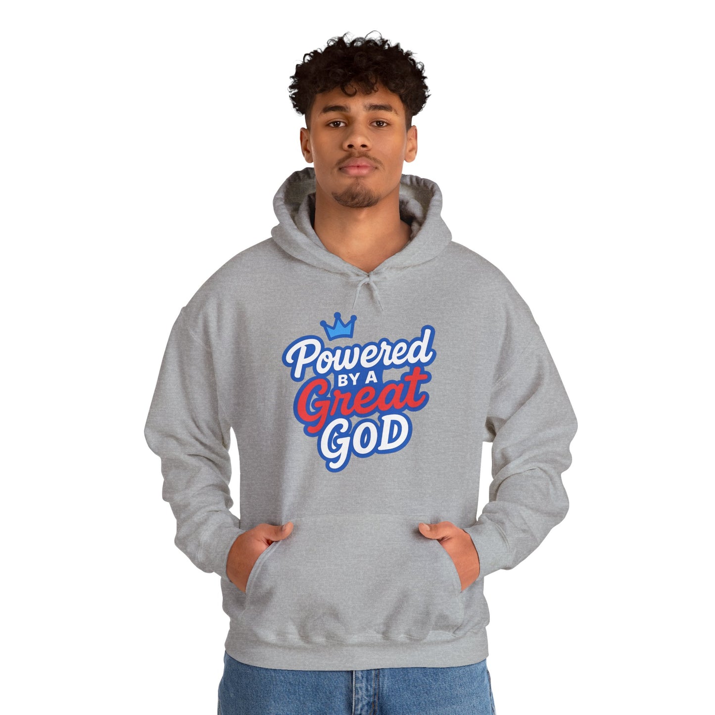 Powered by a Great God - Unisex Hoodie