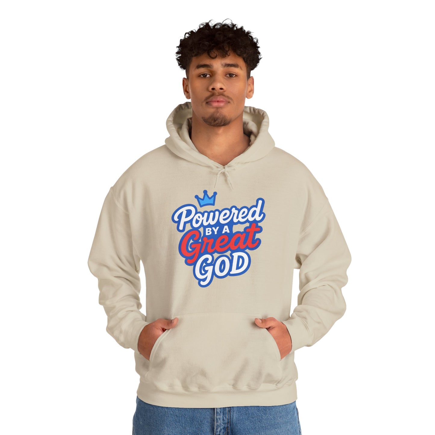 Powered by a Great God - Unisex Hoodie