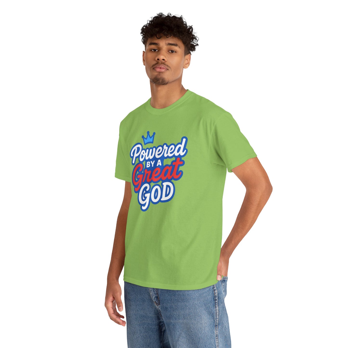Powered by a Great God - Unisex T-Shirt (Gildan)