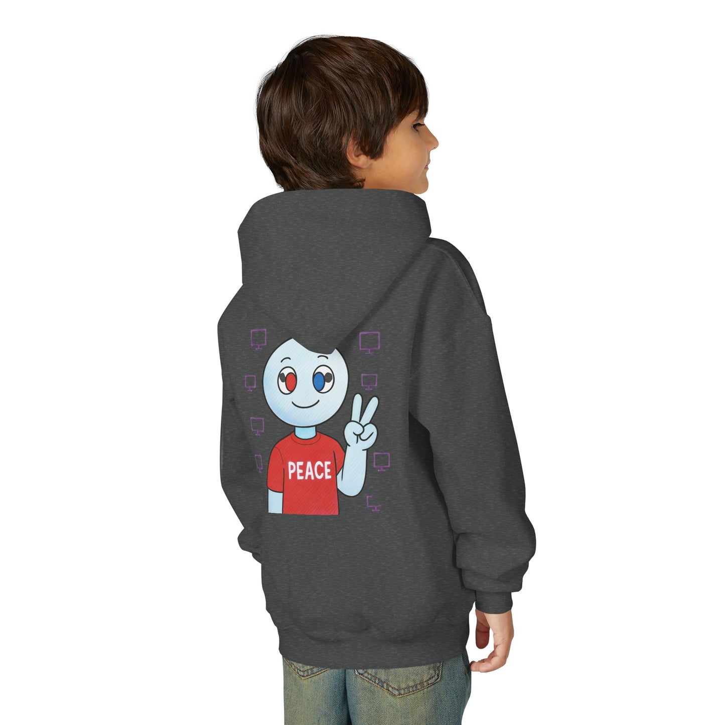 Peace - Kids Youth Hoodie
