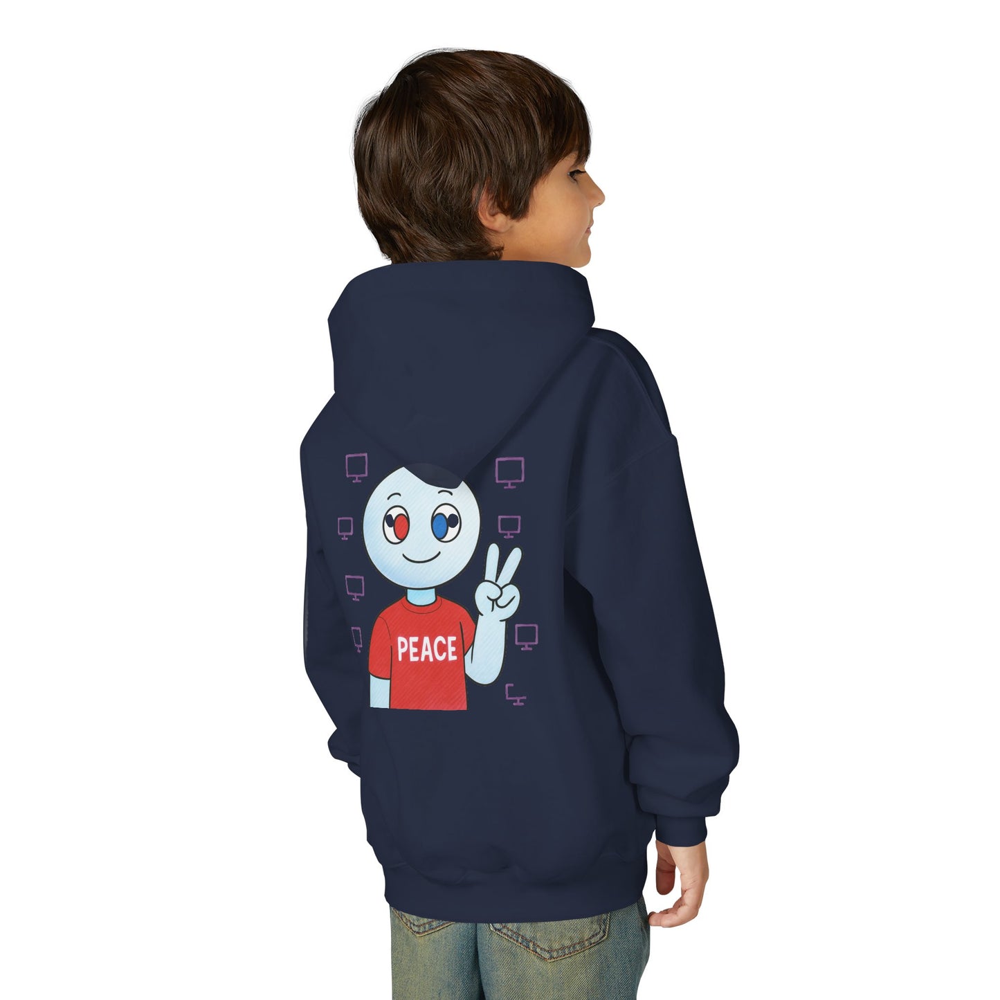 Peace - Kids Youth Hoodie