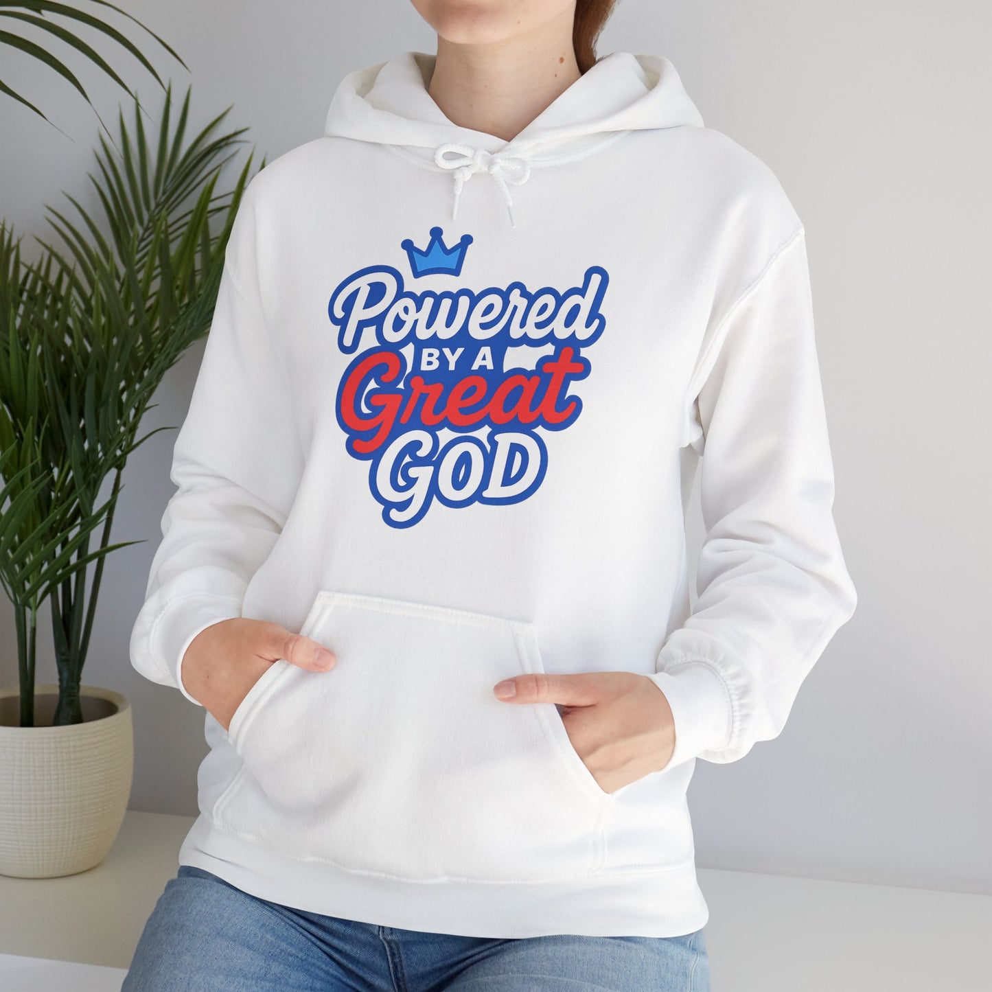 Powered by a Great God - Unisex Hoodie
