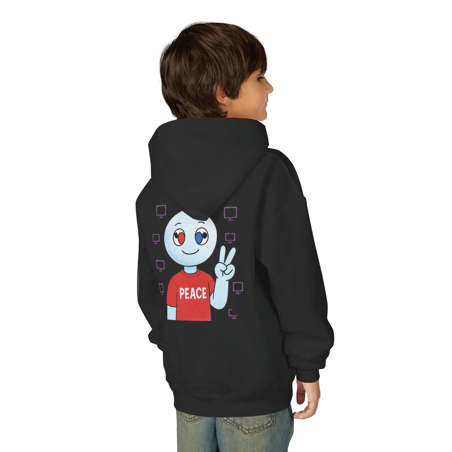 Peace - Kids Youth Hoodie