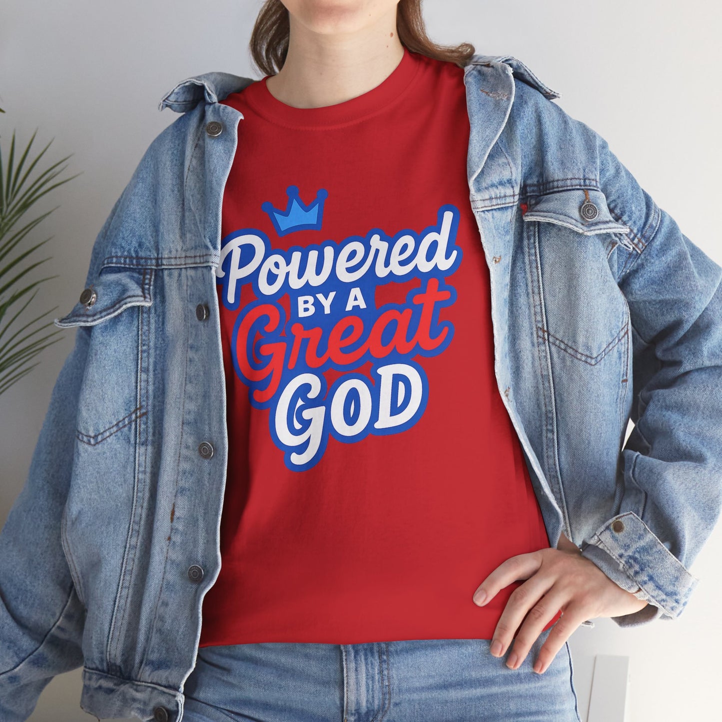 Powered by a Great God - Unisex T-Shirt (Gildan)
