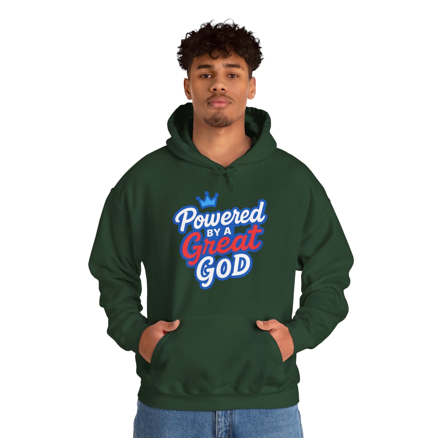 Powered by a Great God - Unisex Hoodie