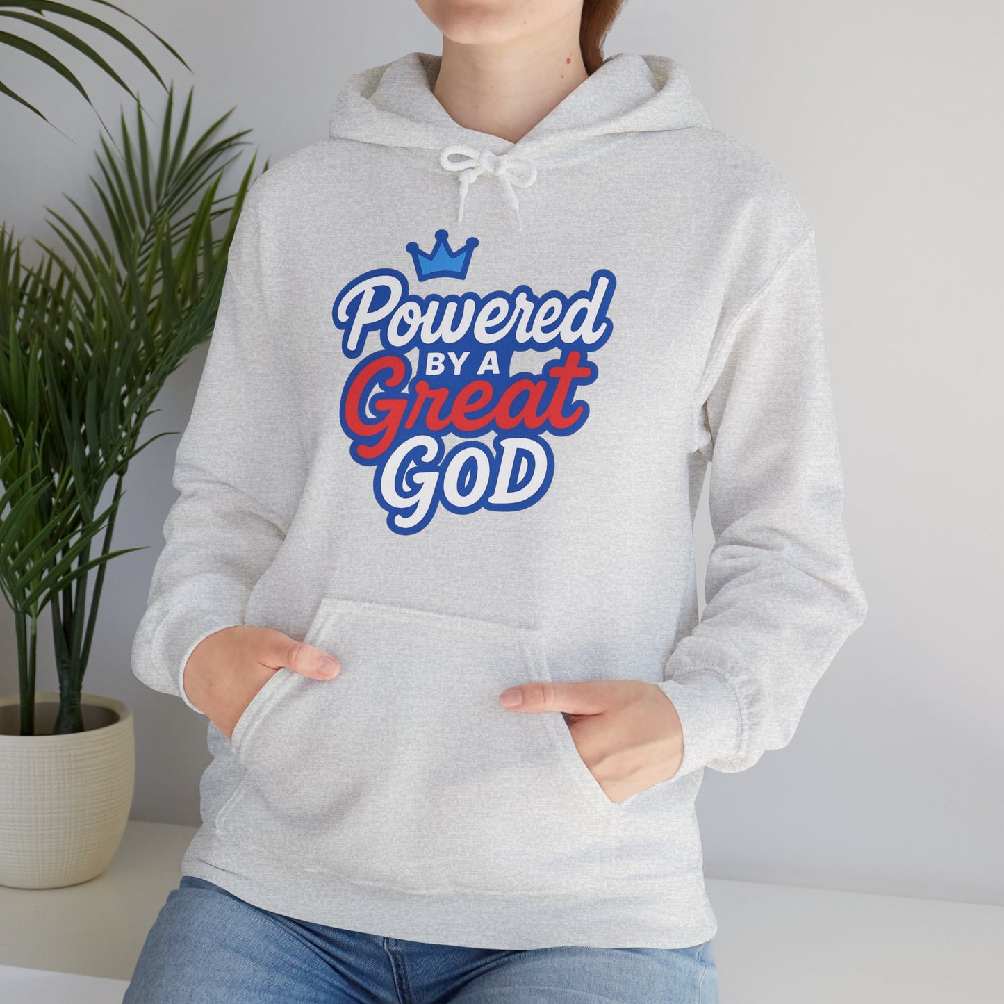 Powered by a Great God - Unisex Hoodie