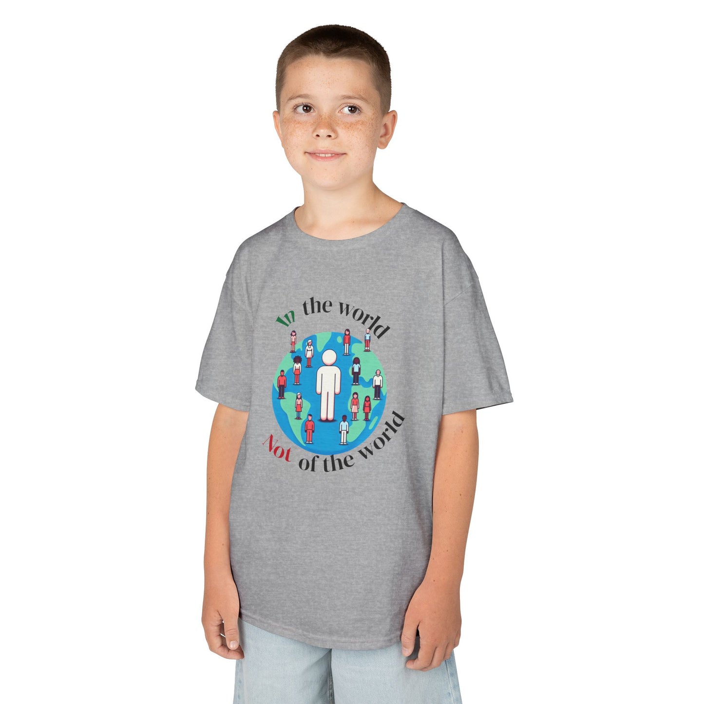 In the world but not of the world-Kids T-Shirt