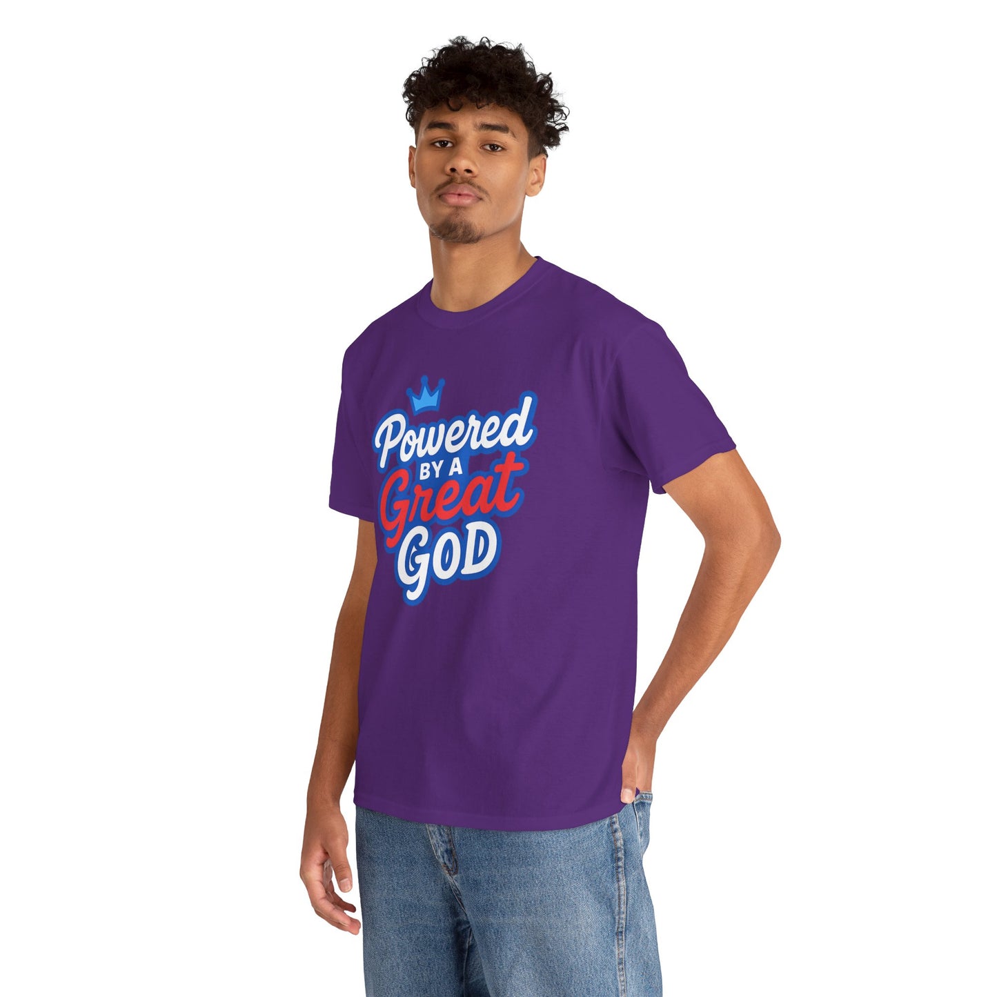 Powered by a Great God - Unisex T-Shirt (Gildan)