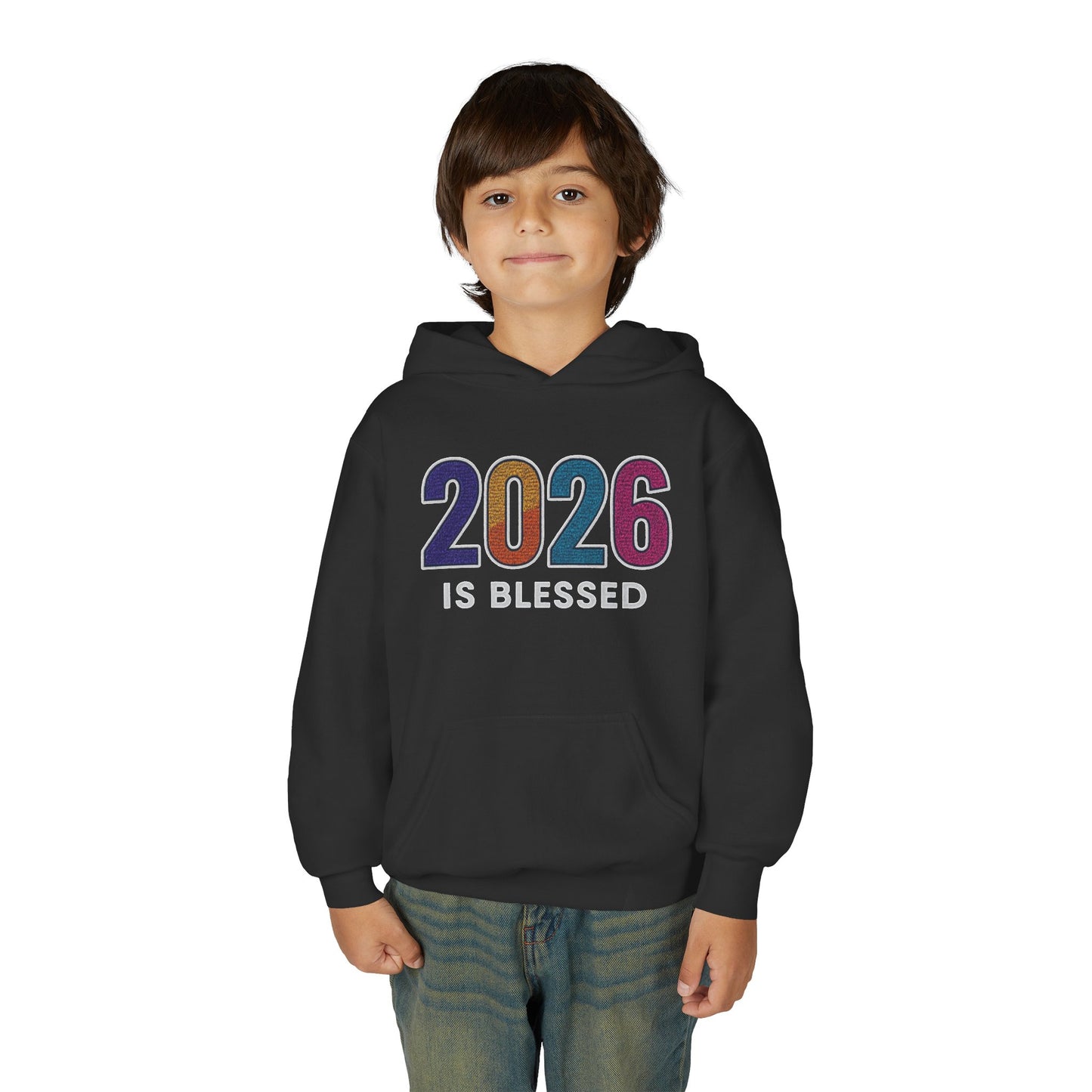 2026 is Blessed - Youth Hoodie
