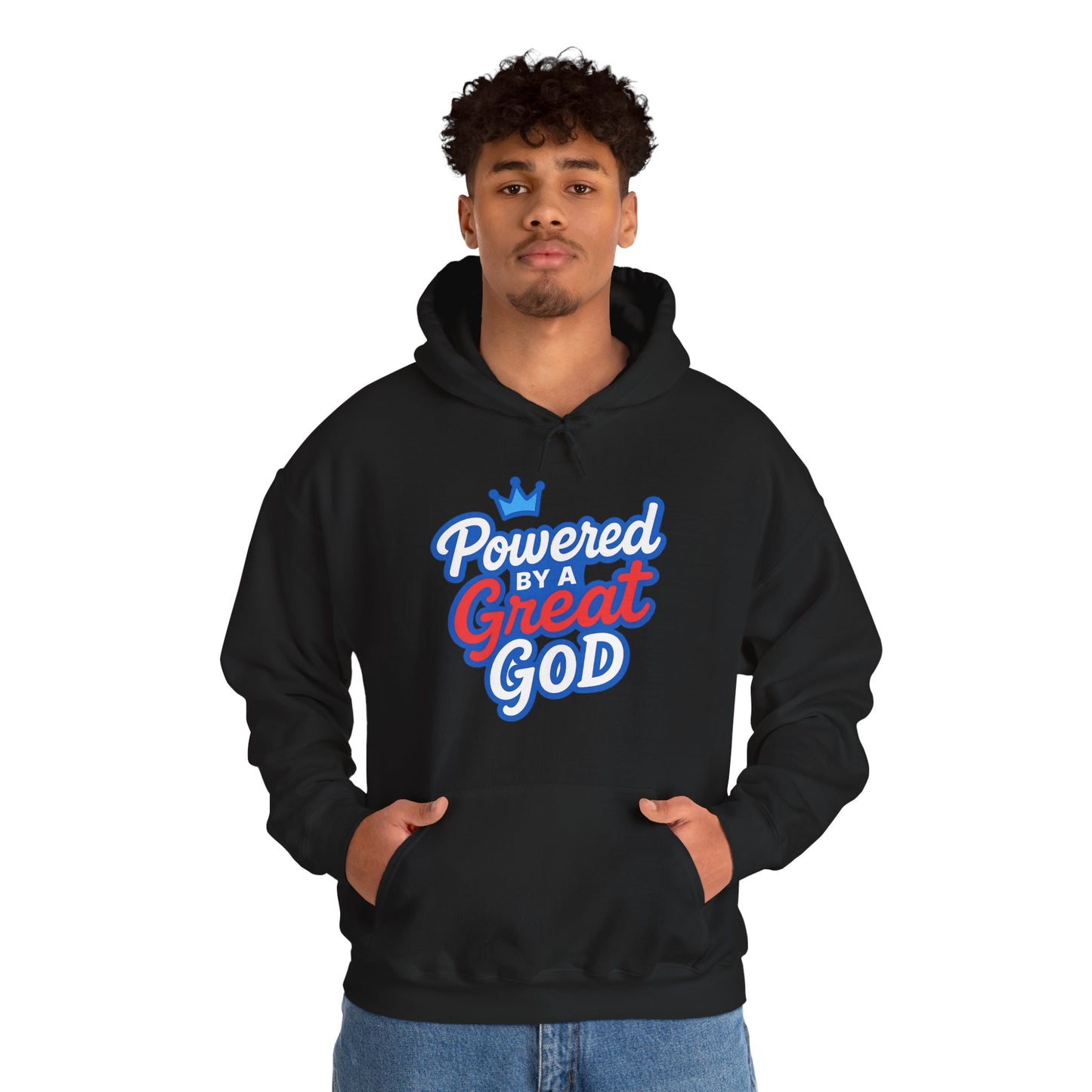 Powered by a Great God - Unisex Hoodie