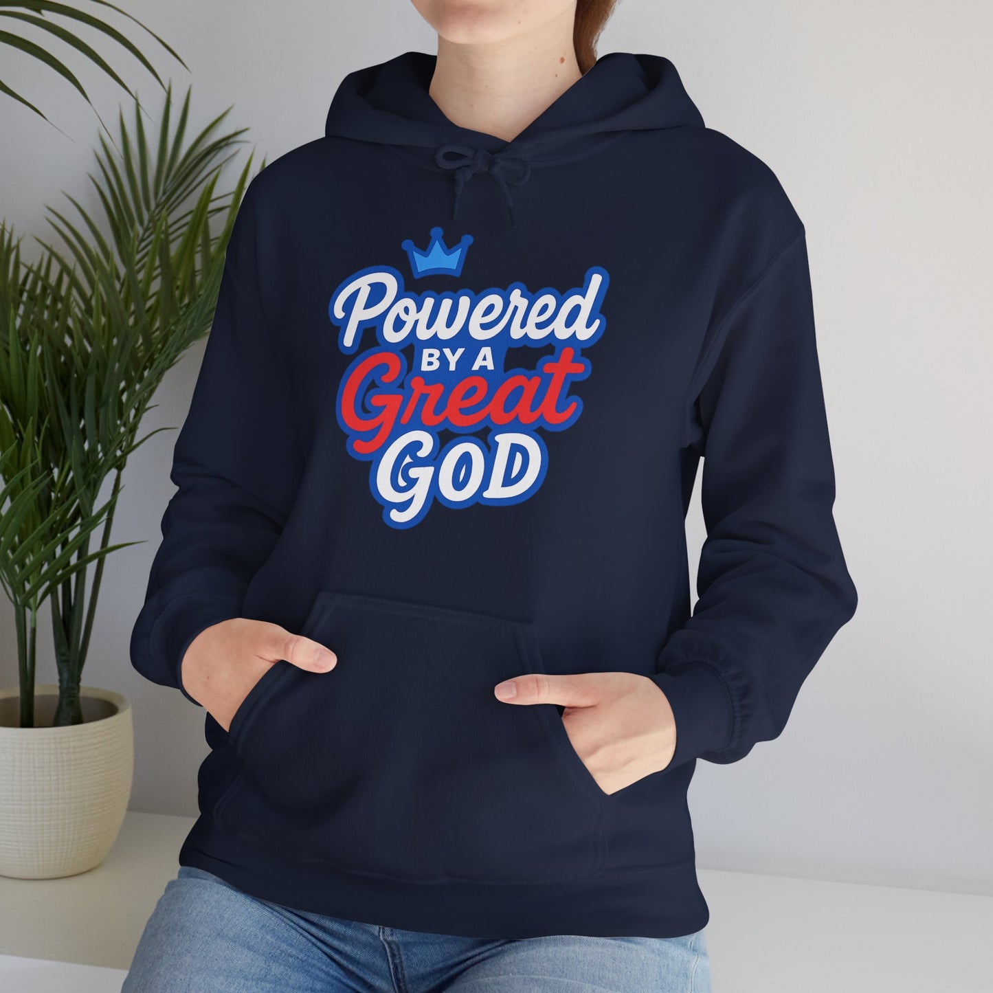 Powered by a Great God - Unisex Hoodie