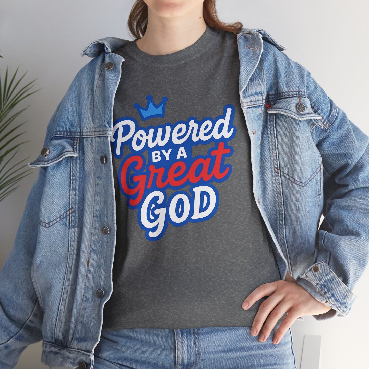 Powered by a Great God - Unisex T-Shirt (Gildan)