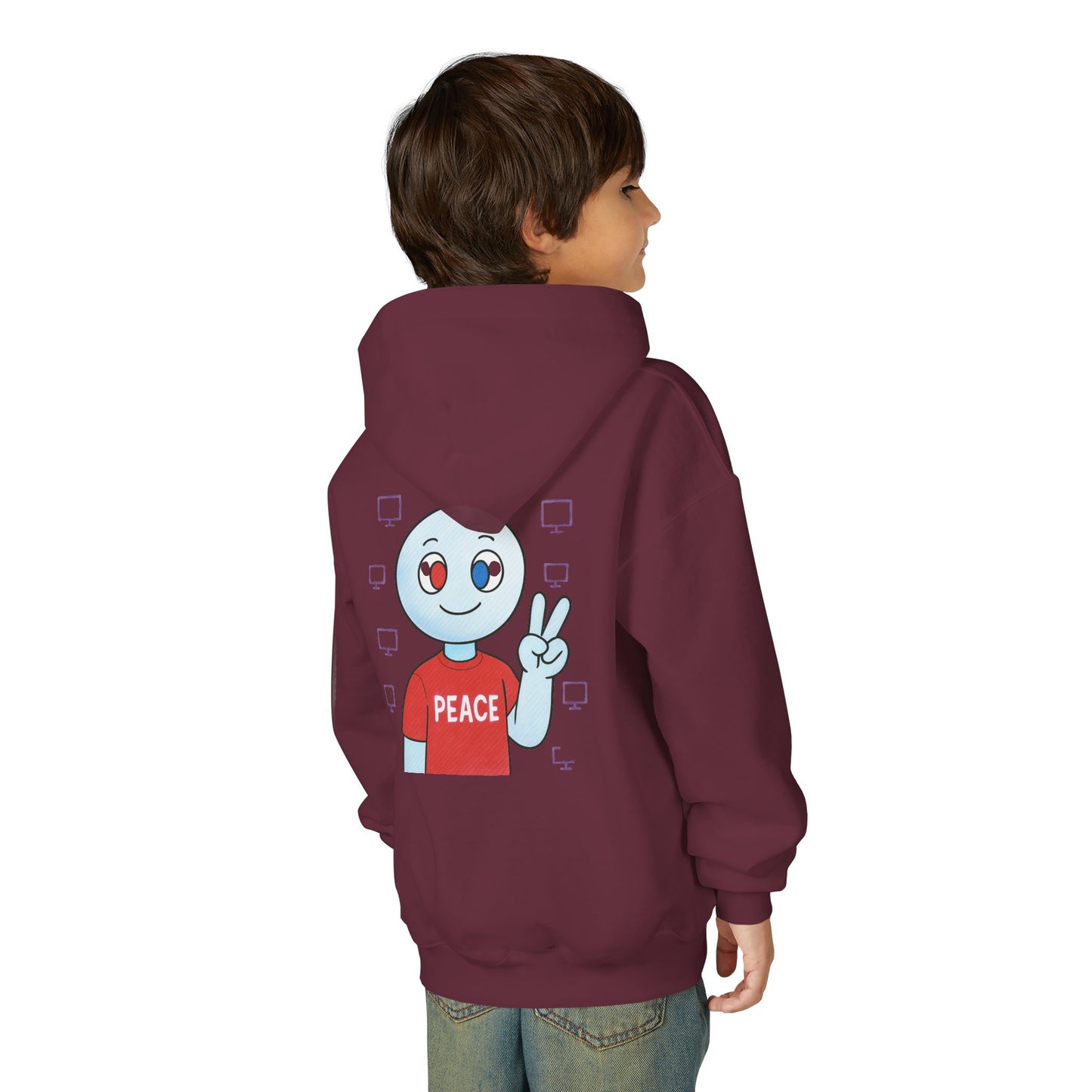 Peace - Kids Youth Hoodie