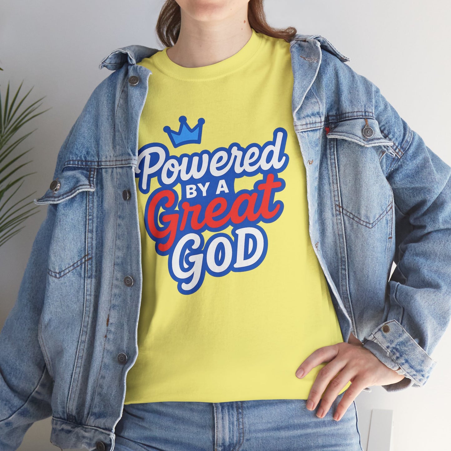 Powered by a Great God - Unisex T-Shirt (Gildan)