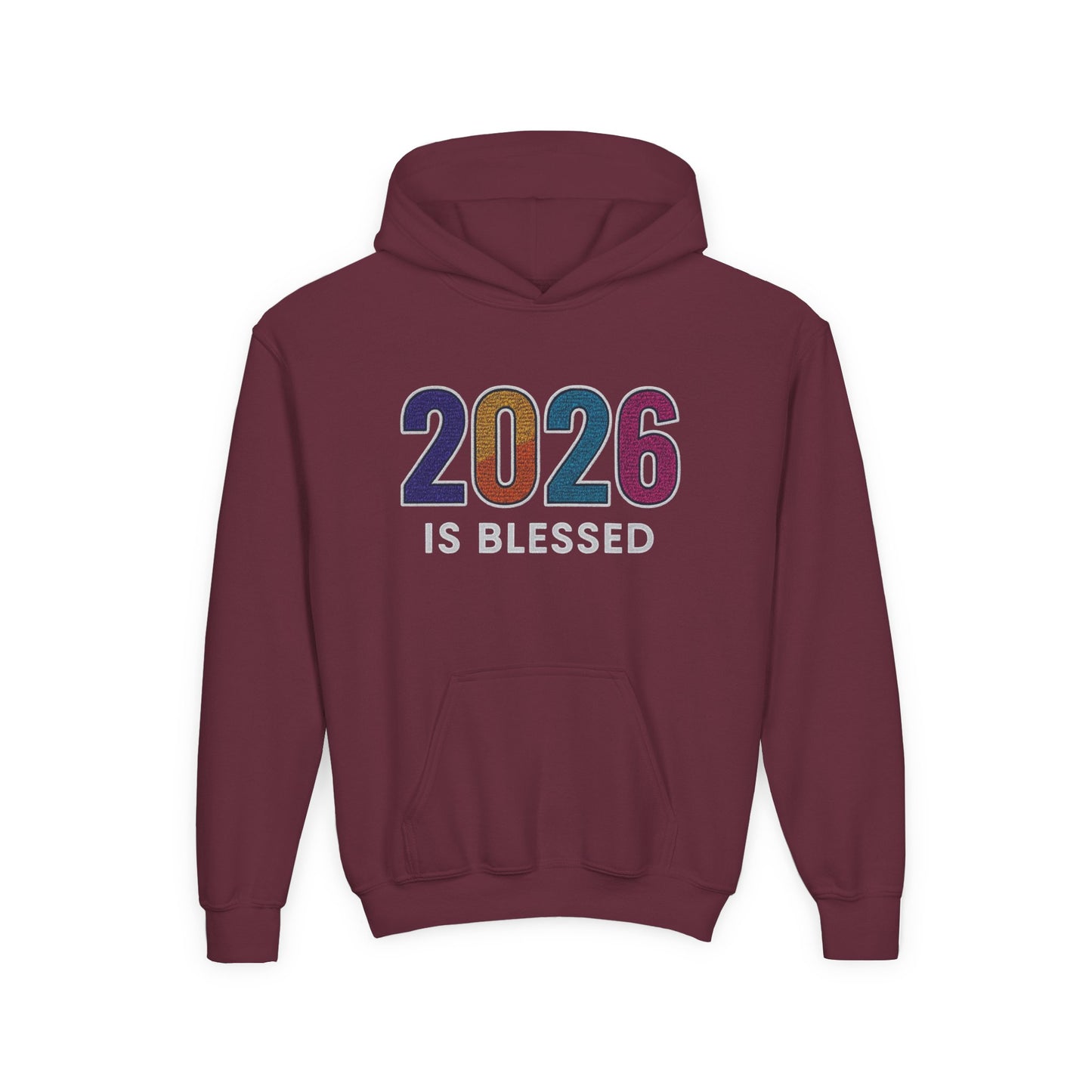 2026 is Blessed - Youth Hoodie