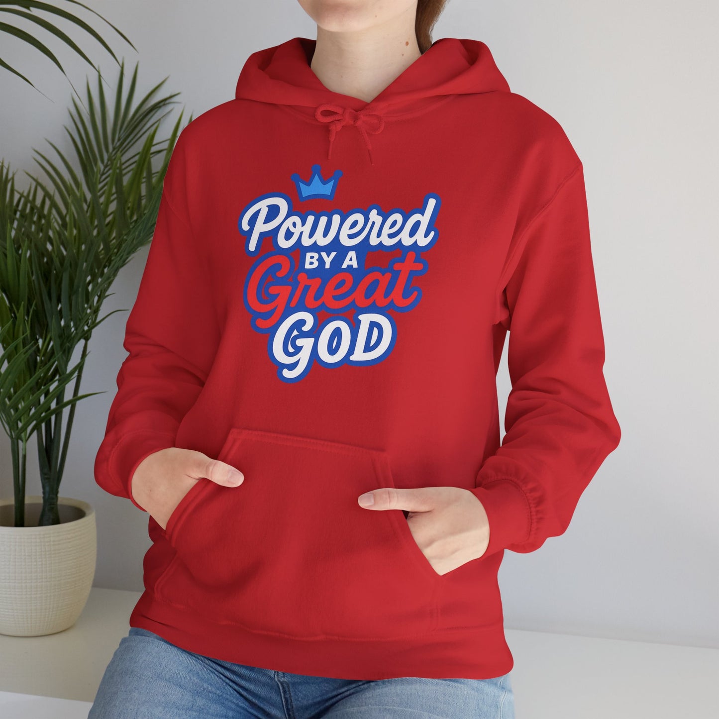 Powered by a Great God - Unisex Hoodie