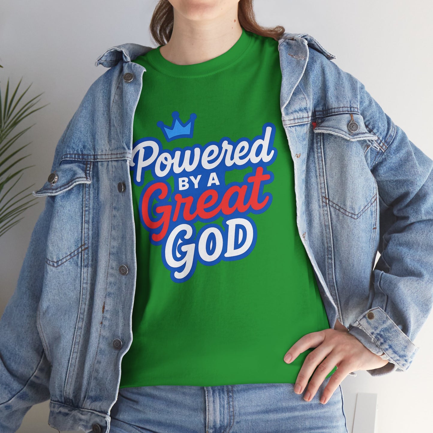 Powered by a Great God - Unisex T-Shirt (Gildan)