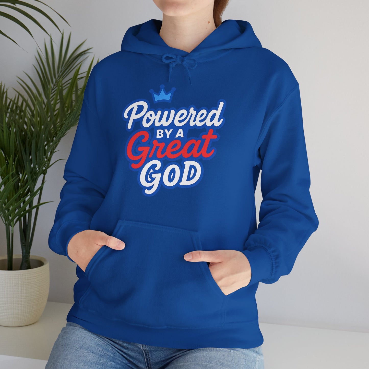 Powered by a Great God - Unisex Hoodie