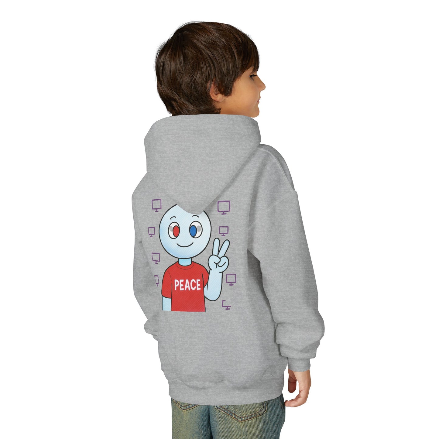 Peace - Kids Youth Hoodie