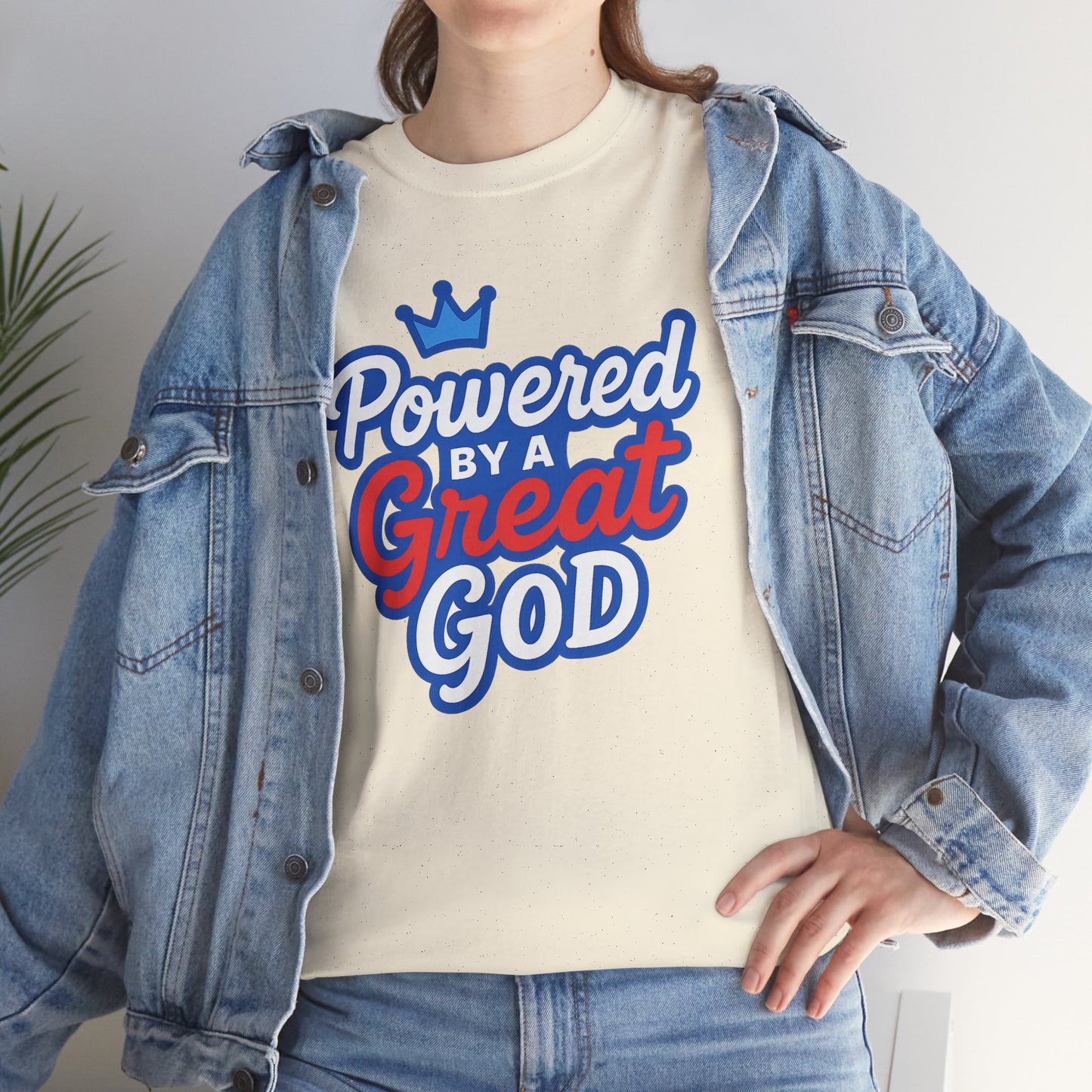 Powered by a Great God - Unisex T-Shirt (Gildan)