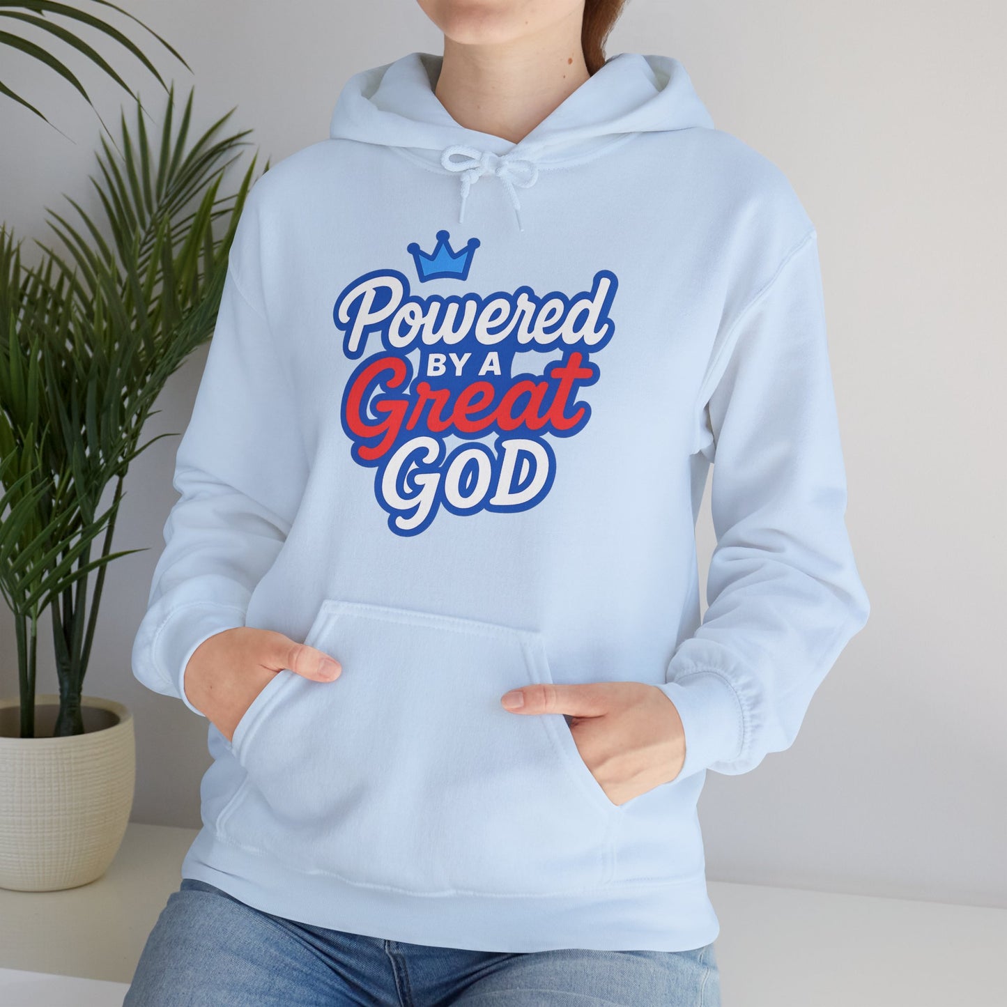 Powered by a Great God - Unisex Hoodie