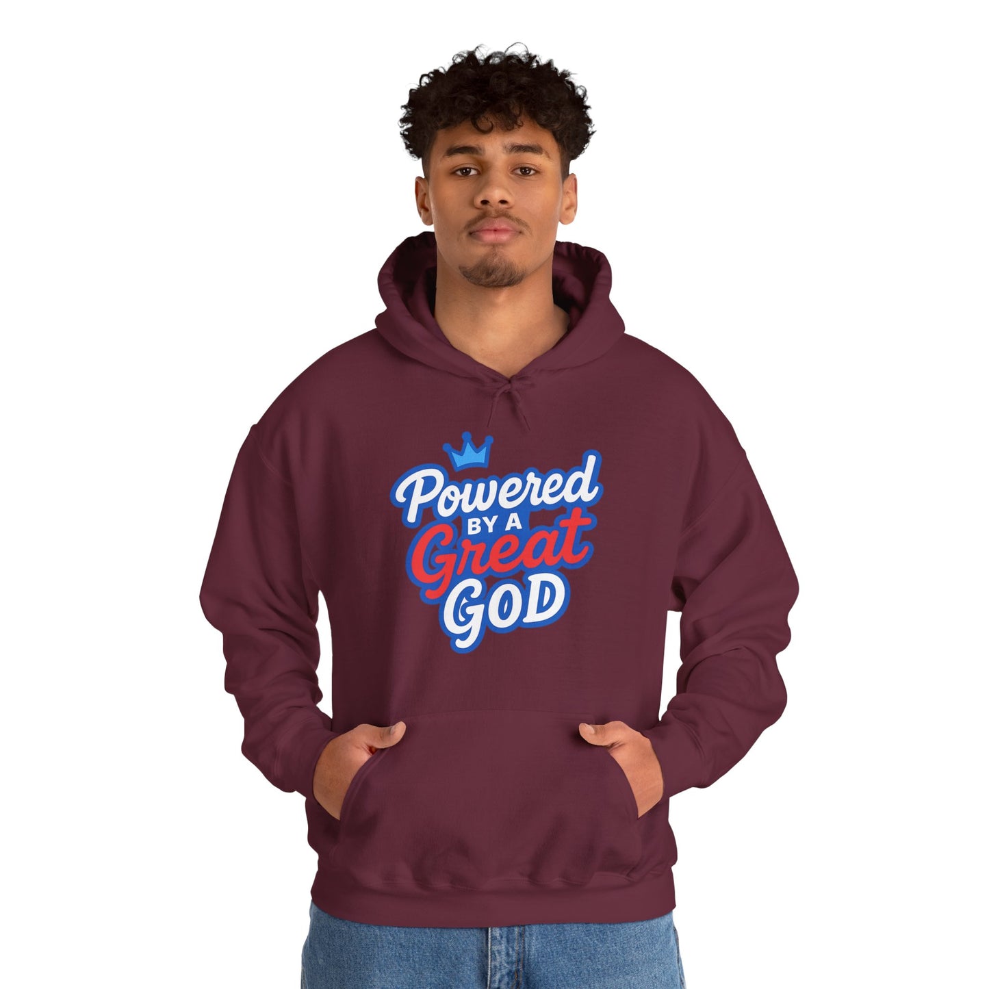 Powered by a Great God - Unisex Hoodie