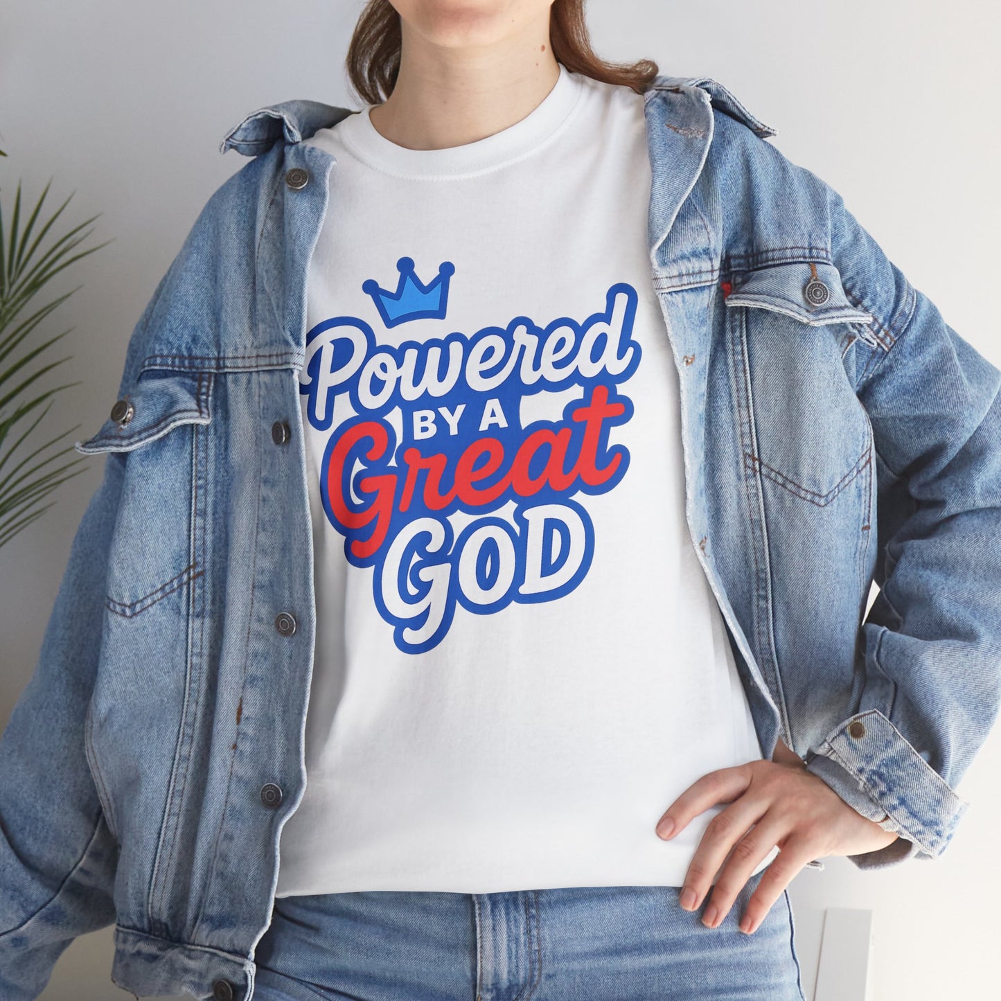 Powered by a Great God - Unisex T-Shirt (Gildan)