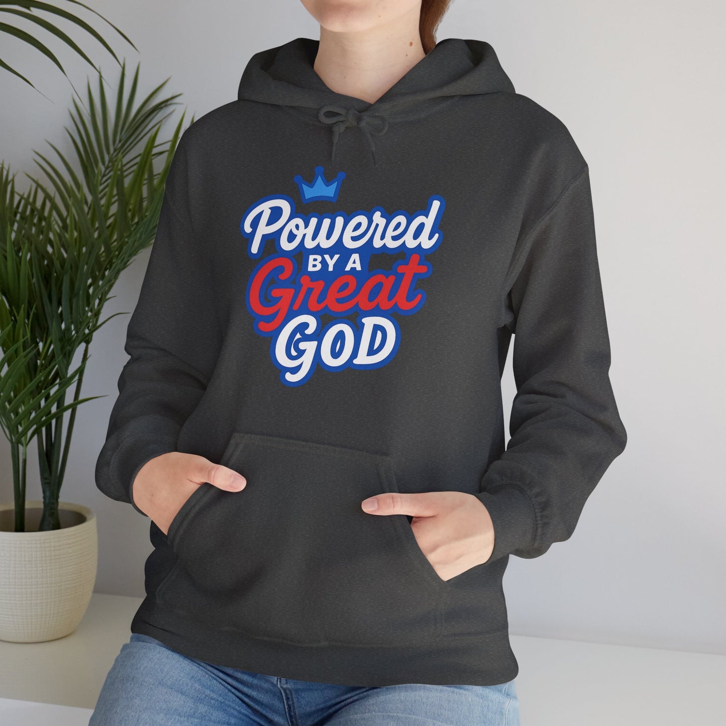 Powered by a Great God - Unisex Hoodie