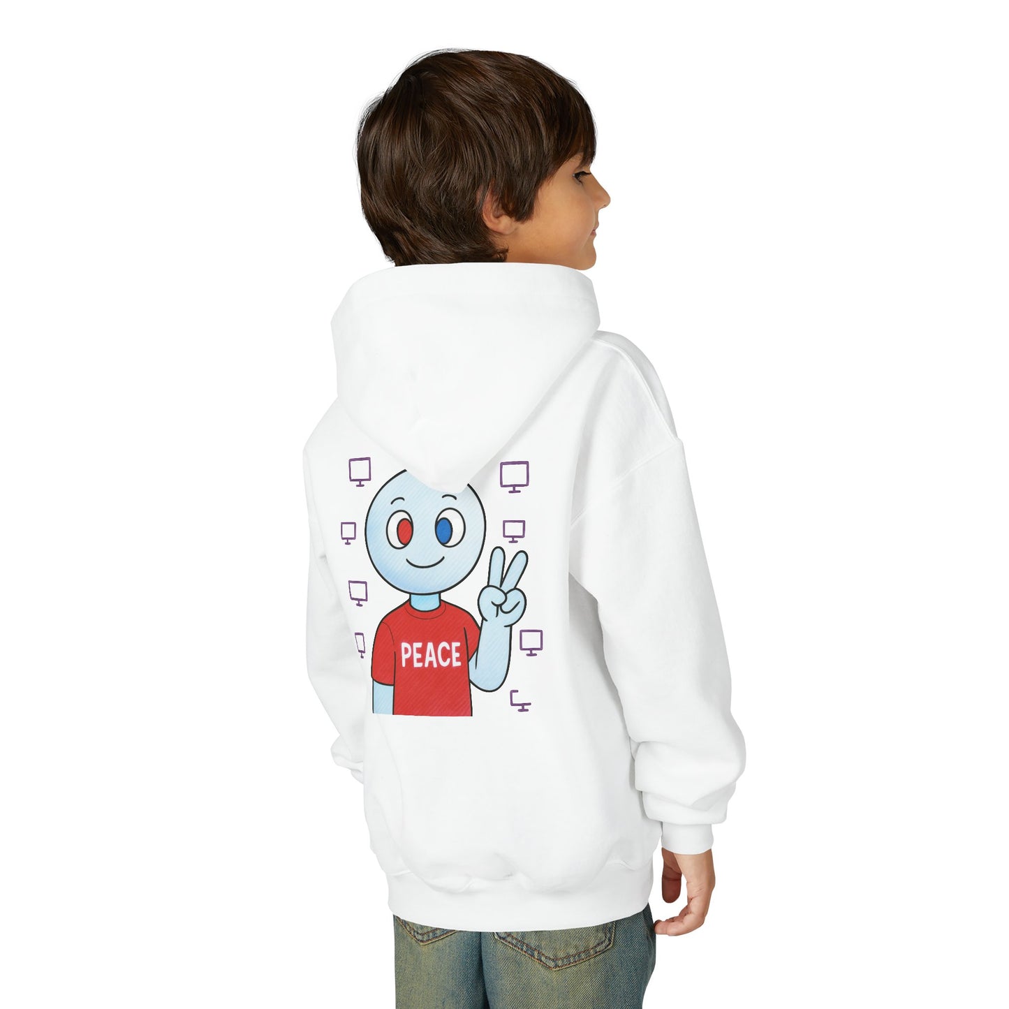 Peace - Kids Youth Hoodie