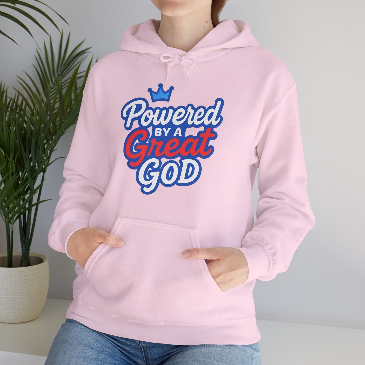 Powered by a Great God - Unisex Hoodie