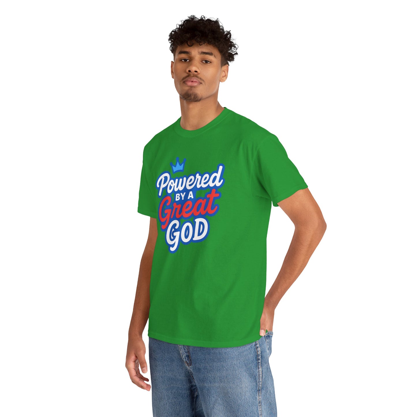 Powered by a Great God - Unisex T-Shirt (Gildan)