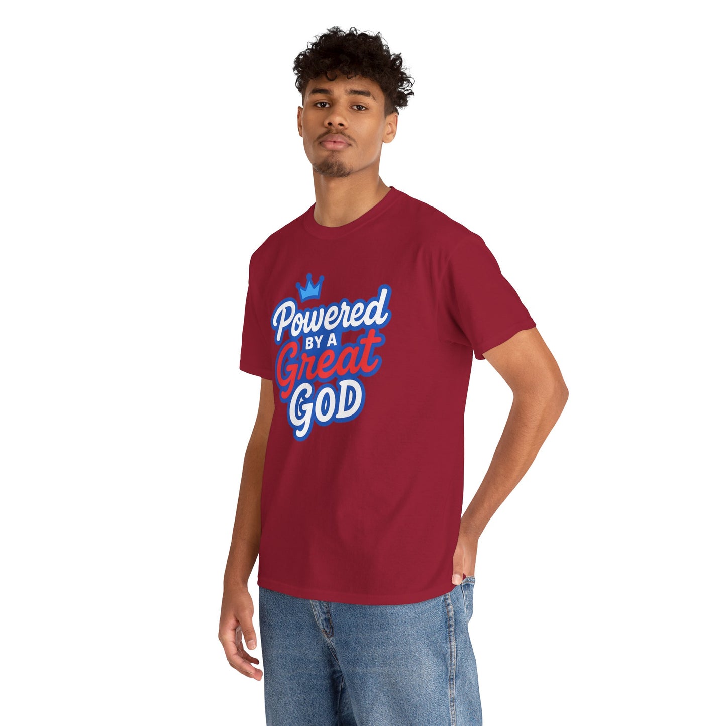 Powered by a Great God - Unisex T-Shirt (Gildan)