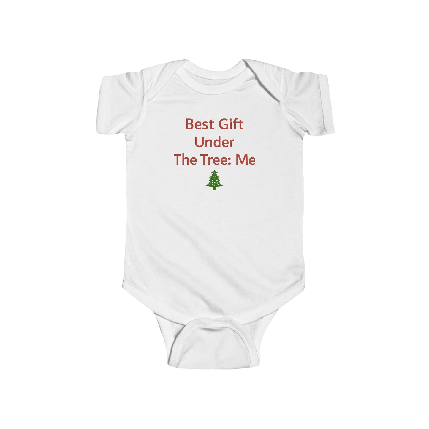 Infant Bodysuit - "Best Gift Under The Tree: Me" Christmas Baby Onesie