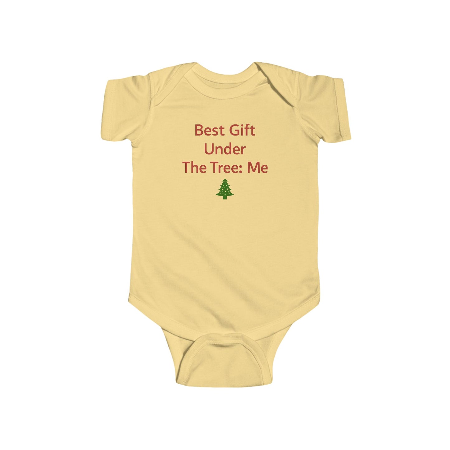 Infant Bodysuit - "Best Gift Under The Tree: Me" Christmas Baby Onesie