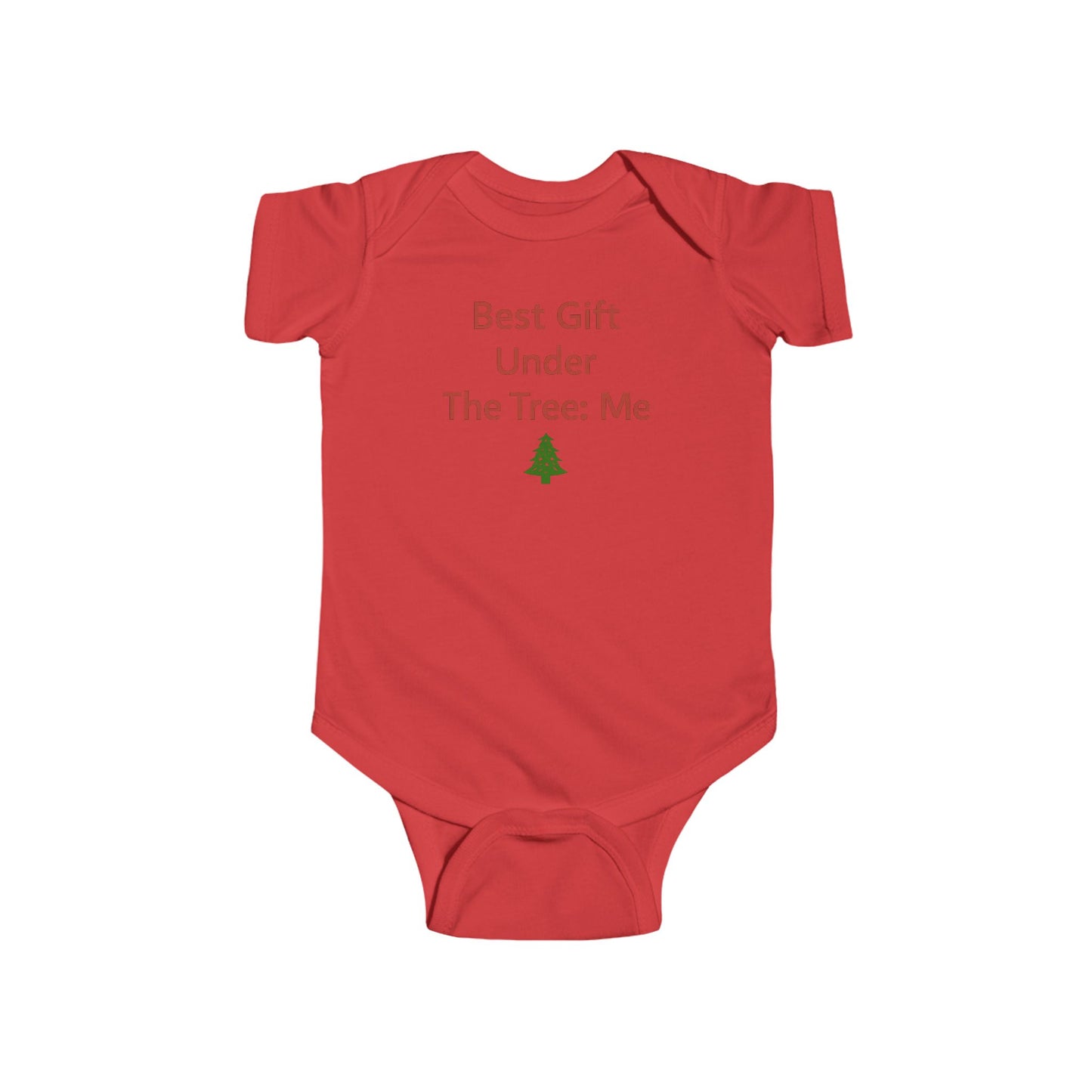 Infant Bodysuit - "Best Gift Under The Tree: Me" Christmas Baby Onesie