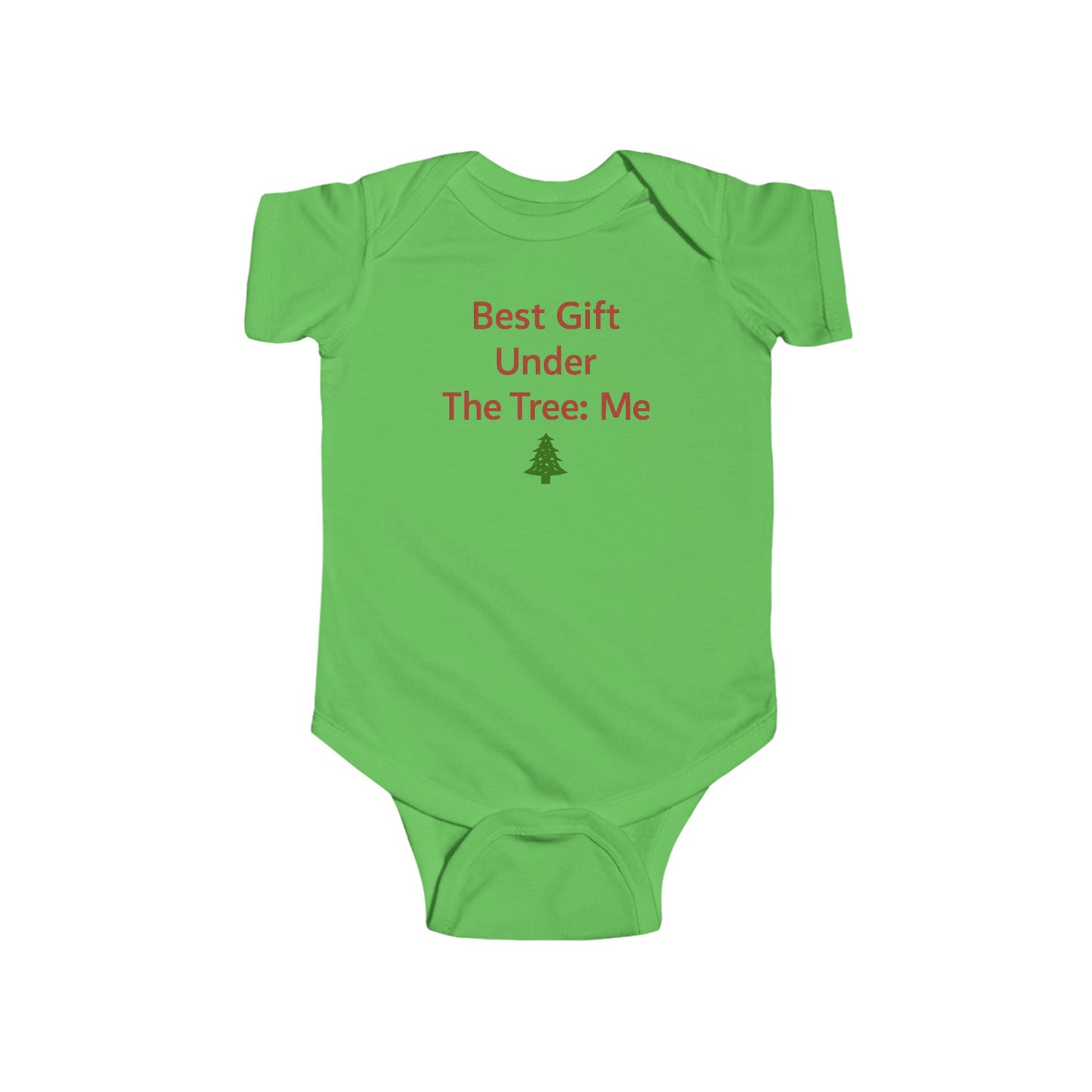 Infant Bodysuit - "Best Gift Under The Tree: Me" Christmas Baby Onesie
