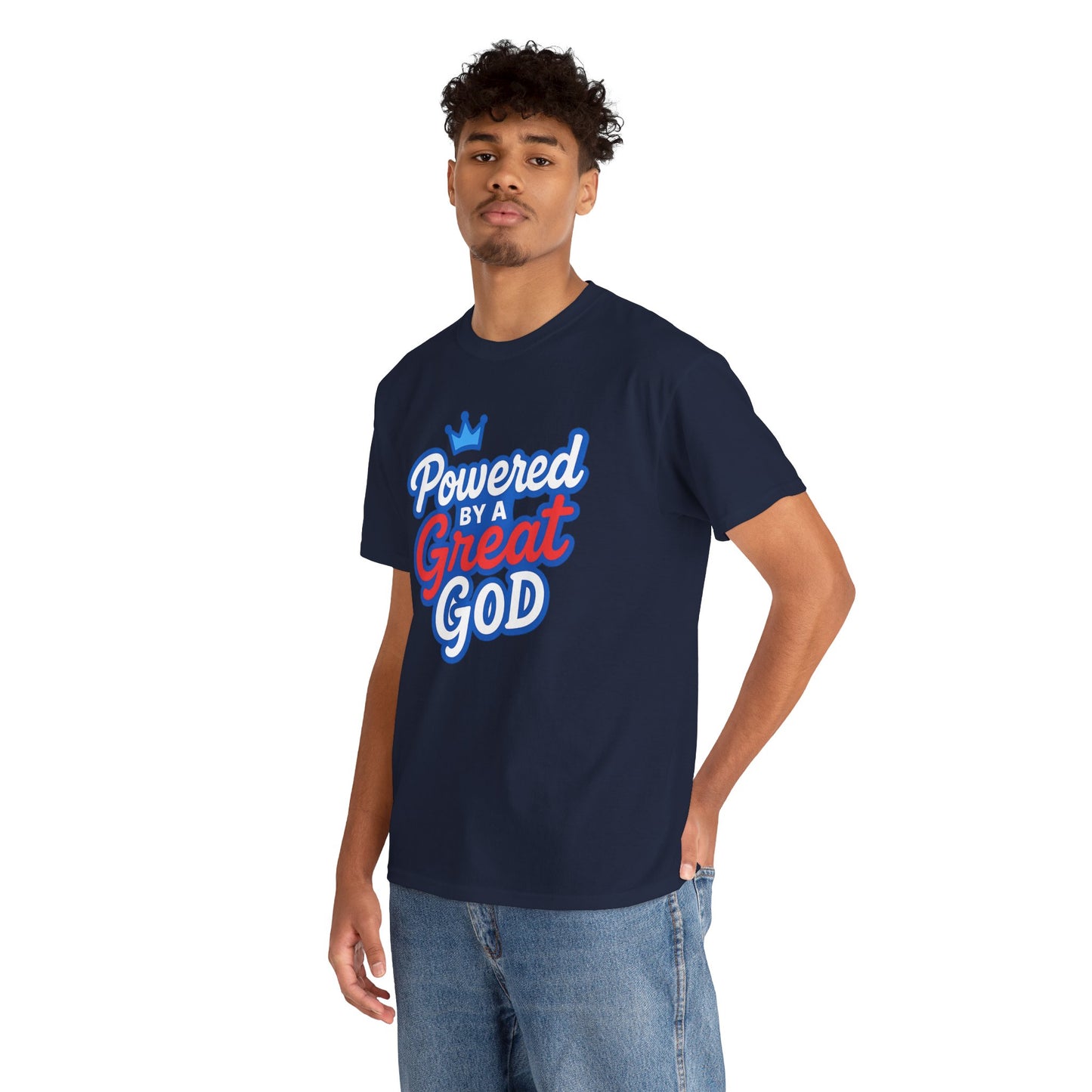 Powered by a Great God - Unisex T-Shirt (Gildan)