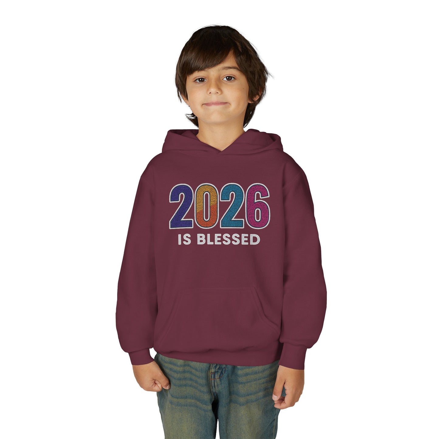 2026 is Blessed - Youth Hoodie
